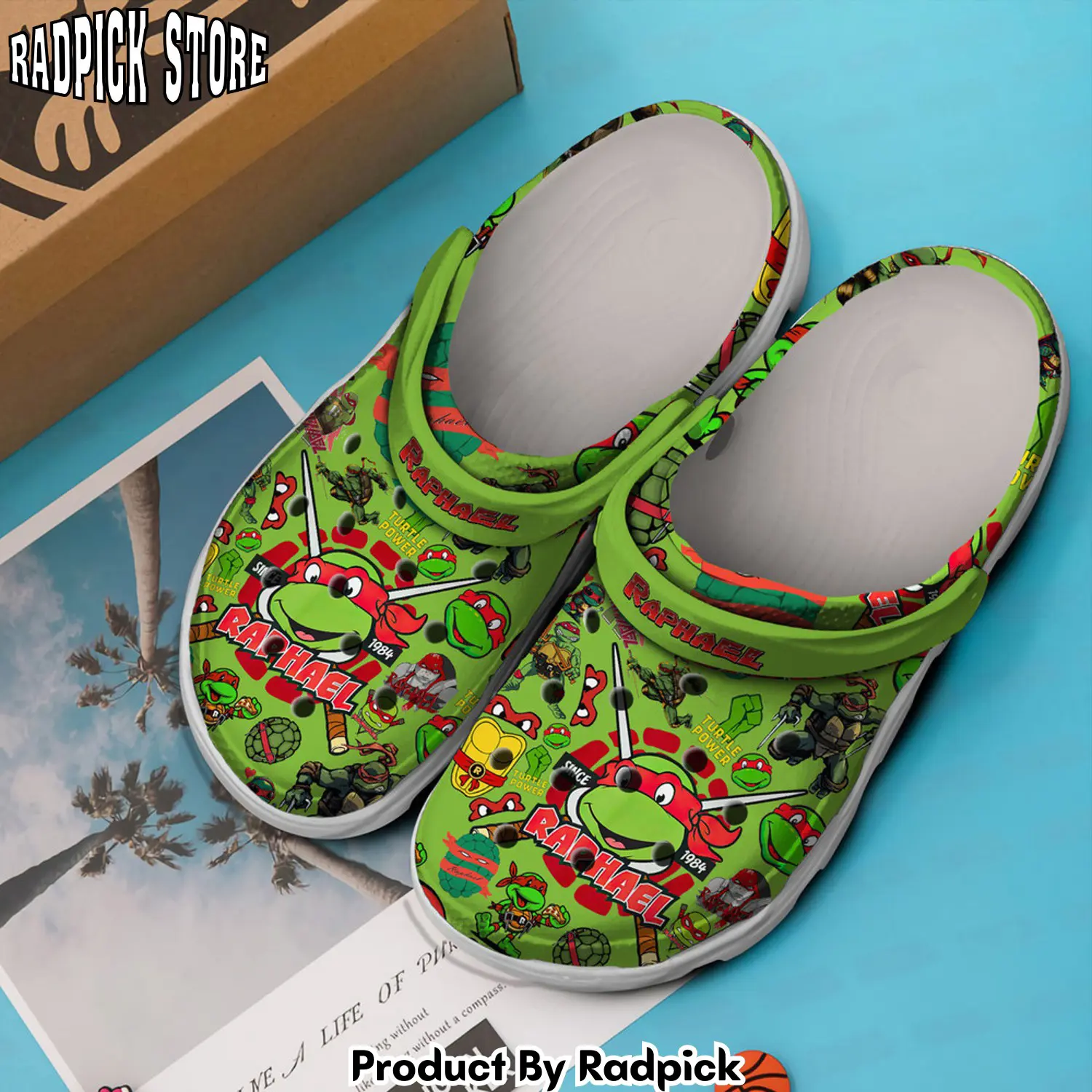 Radpick teenage mutant ninja turtles raphael cartoon clogs shoes for men women a78 rp652835